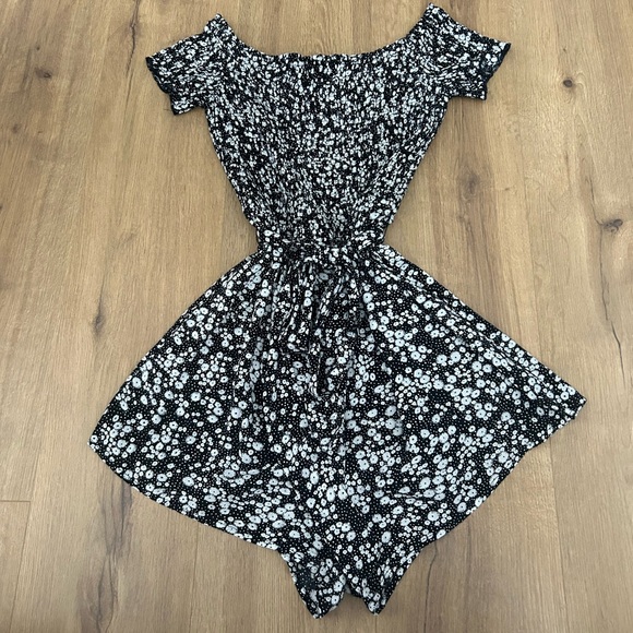 Lulus Dresses & Skirts - Lulu's Black and White Romper
